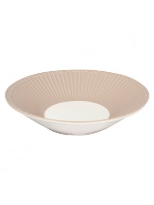 Тарелка для пасты Alice creamy fudge 23 см										