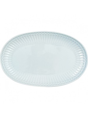 Овальная тарелка Alice pale blue 14,5x23 см 
