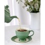 Блюдце dusty green 17,5 см 