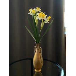 Букет Нарцисс иск. ветка белые 45 см 