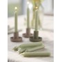 Набор свечей 10 шт dusty green H:10 см, D:1,3 см 