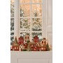 Подсвечник House tealight Stillenat red bow on door