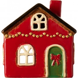 Подсвечник House tealight Stillenat red bow on door Подсвечник House tealight Stillenat red bow on door