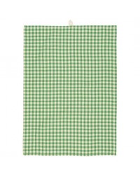Полотенце Anders green w/small natural checks