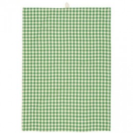 Полотенце Anders green w/small natural checks