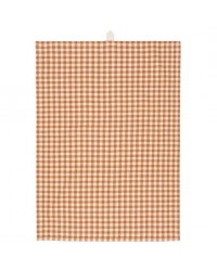 Полотенце Rasmus rustic brown w/small natural checks