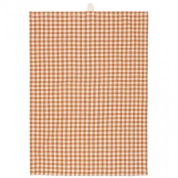 Полотенце Rasmus rustic brown w/small natural checks
