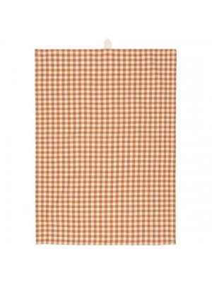 Полотенце Rasmus rustic brown w/small natural checks