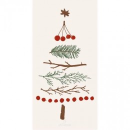 Салфетки бумажные Christmas tree nature 40х40 см, 16 шт