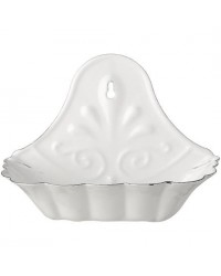 Мыльница enamel white