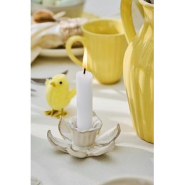 Подсвечник Daffodils butter cream для свечи d 2,2 см