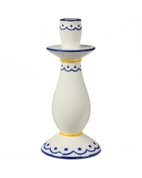Подсвечник white blue and yellow pattern для свечи d 2,2 см