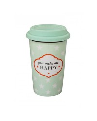 Термостакан You make me happy 300 мл Krasilnikoff