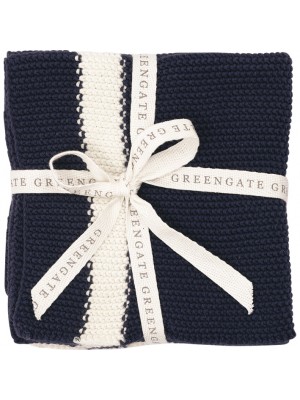 Набор салфеток knitted Alice dark blue 32х32 см 3 шт
