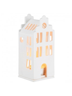 Подсвечник S Light house town canal house 13.5x6x6 см 