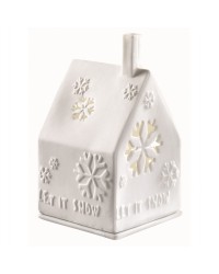 Подсвечник Xmas light house Let it snow 7 x 7 x 10