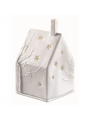 Подсвечник Xmas light house Tree and stars 7 x 7 x 10 