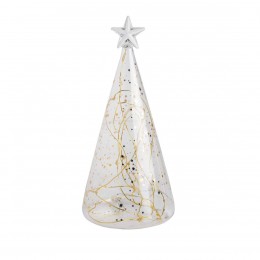 Светильник LED Fir tree Stars, gold. 22х10 см 