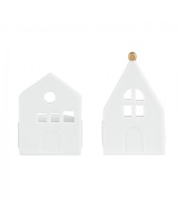 Подсвечник Little light house Guest house and dream house  5 x 6 x 6,5 / 8 cm