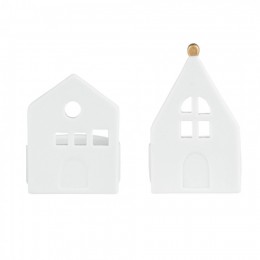 Подсвечник Little light house Guest house and dream house  5 x 6 x 6,5 / 8 cm