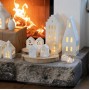 Подсвечник XL Light house Gable house 11,5x15,5x31,5см