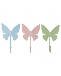Набор крючков Butterfly pastel mix 3 шт