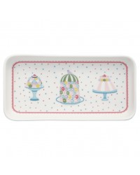 Поднос Tenna white 12х24 см