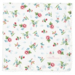Салфетка с кружевом Alma petit white