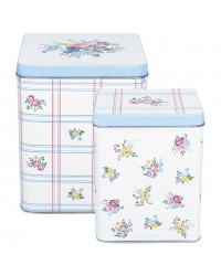 Набор коробок Gaby white set of 2pcs